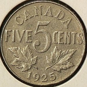 1925 Pièce de 5 cents